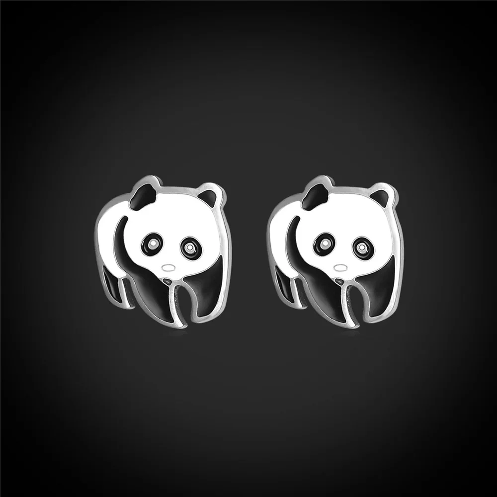 Stainless Steel Animal Panda Stud Earrings Gold Color Cute Clay Bear Jewelry Women Accessories Gift Wholesale E2241Y
Stainless Steel Animal Panda Stud Earrings Gold Color Cute Clay Bear Jewelry Women Accessories Gift Wholesale E2241Y