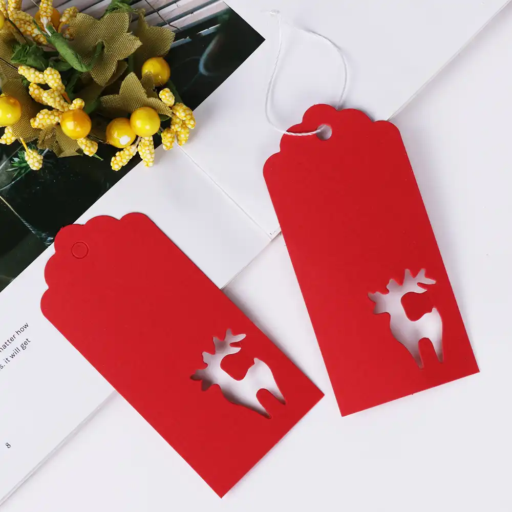 kraft paper tags handmade/thank you diy crafts hang tag gift