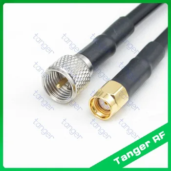

Tanger Mini UHF male plug PL259 SL16 to RP-SMA male connector RF RG58 Pigtail Jumper Coaxial Cable 3feet 100cm new High quality