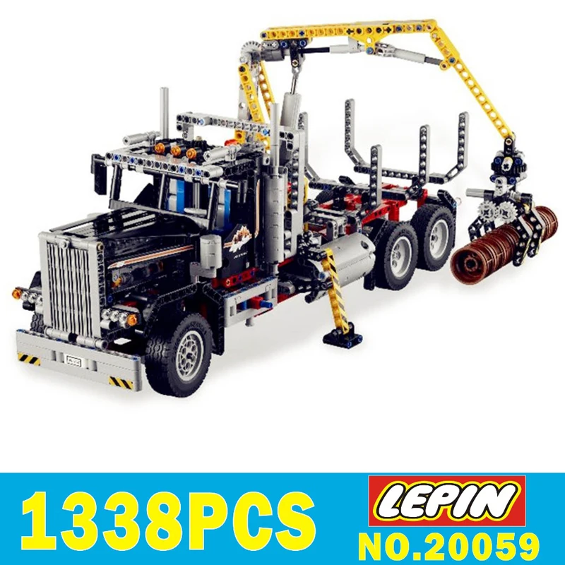 Lepin 20059 1338Pcs Technic Mechanical Series The Logging Truck Set Children Educational Building Blocks Bricks Toys Model 9397
Lepin 20059 1338Pcs Technic Mechanical Series The Logging Truck Set Children Educational Building Blocks Bricks Toys Model 9397