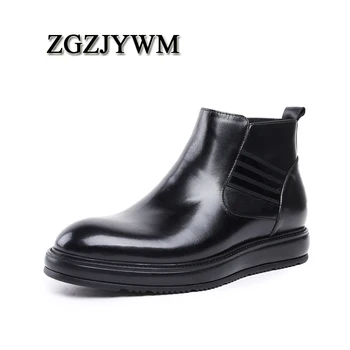 ZGZJYWM Fashion High Quality Genuine Leather Boots Zip Pointed Toe Luxury Casual Ankle Boots Men Shoes Male For Wedding Business
ZGZJYWM Fashion High Quality Genuine Leather Boots Zip Pointed Toe Luxury Casual Ankle Boots Men Shoes Male For Wedding Business