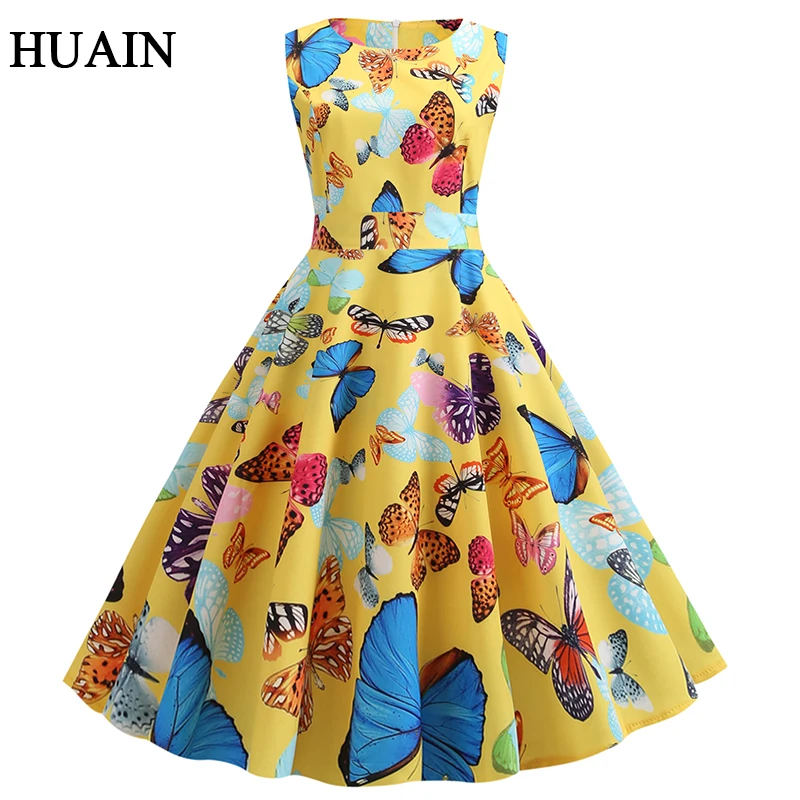 Yellow Summer Dress Women 2019 New Sashes Empire Fashion Butterfly Print Dress Female Sleeveless Casual Fitness Women Clothing
Yellow Summer Dress Women 2019 New Sashes Empire Fashion Butterfly Print Dress Female Sleeveless Casual Fitness Women Clothing