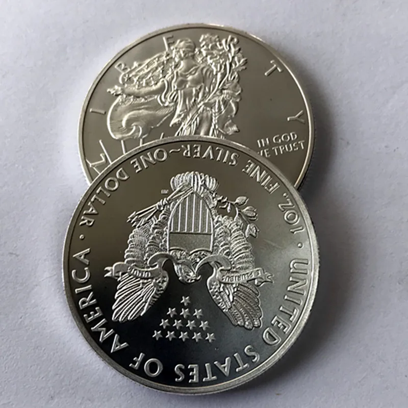 100 pcs Non Magnetic relievo 2017 freedom beauty with upside down eagle brass core silver plated 40 mm souvenir art coin
100 pcs Non Magnetic relievo 2017 freedom beauty with upside down eagle brass core silver plated 40 mm souvenir art coin