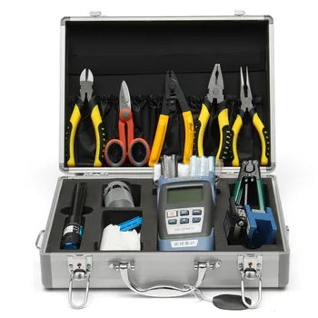 25pcs For F C-6S Fiber Optic FTTH Tool Kit Fiber Cleaver Optical Power Visual Finder Locator Wire Stripper Multifuctional Tools
25pcs For F C-6S Fiber Optic FTTH Tool Kit Fiber Cleaver Optical Power Visual Finder Locator Wire Stripper Multifuctional Tools