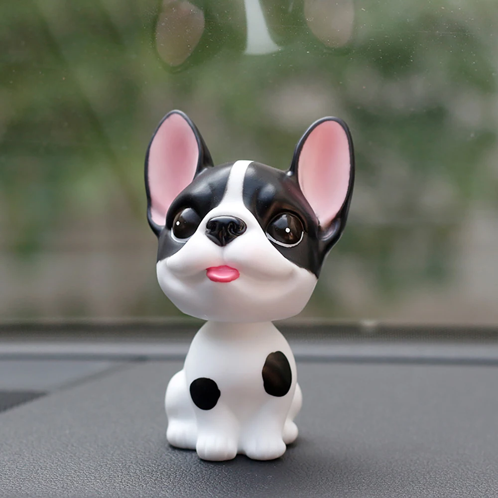 Car Ornament PVC French Bulldog Shake Head Toy Dolls Cute Decoration Automobiles Interior Dashboard Nodding Dog Figure Ornaments
Car Ornament PVC French Bulldog Shake Head Toy Dolls Cute Decoration Automobiles Interior Dashboard Nodding Dog Figure Ornaments
