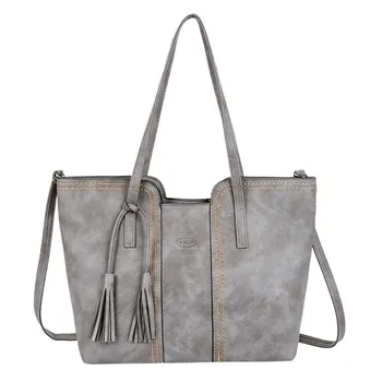 New Fashion Handbag Retro Tassel One Shoulder Big Bag Large Capacity Ladies Handbag Famous Brand Borsa a tracolla da donna#30
New Fashion Handbag Retro Tassel One Shoulder Big Bag Large Capacity Ladies Handbag Famous Brand Borsa a tracolla da donna#30
