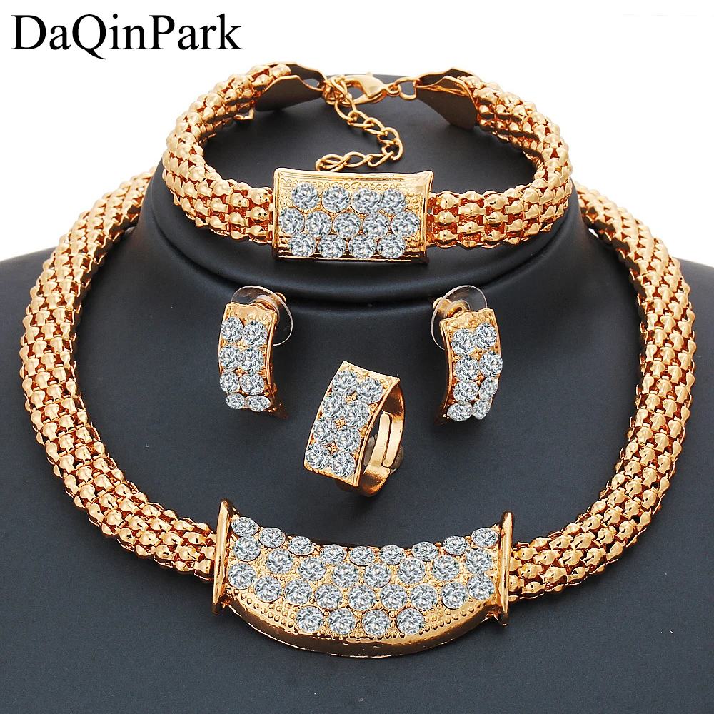 Fashion Vintage Flower Crystal Jewelry Sets African Bead Beads Statement Necklace/Earrings/Ring/Bracelet Women Wedding Jewelry
Fashion Vintage Flower Crystal Jewelry Sets African Bead Beads Statement Necklace/Earrings/Ring/Bracelet Women Wedding Jewelry