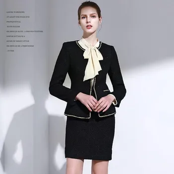 Skirt Suit Tweed Jacket Mini Skirt 2019 Autumn Winter Women Vintage Wool Blazer Business Work Fashion Office Ladies 2 Piece Sets
Skirt Suit Tweed Jacket Mini Skirt 2019 Autumn Winter Women Vintage Wool Blazer Business Work Fashion Office Ladies 2 Piece Sets