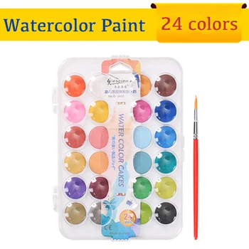 24 Colors Watercolor Paint Pigment Powder Paint Set Watercolor Box Solid Paint Painting Colors
24 Colors Watercolor Paint Pigment Powder Paint Set Watercolor Box Solid Paint Painting Colors