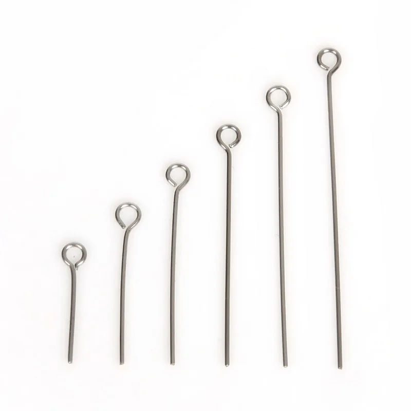 New Arrival 200pcs Nine Words Pins Stainless Steel Eye Pins 15mm 20mm 25mm 30mm 35mm 40mm Jewelry Findings For Jewelry Making
New Arrival 200pcs Nine Words Pins Stainless Steel Eye Pins 15mm 20mm 25mm 30mm 35mm 40mm Jewelry Findings For Jewelry Making