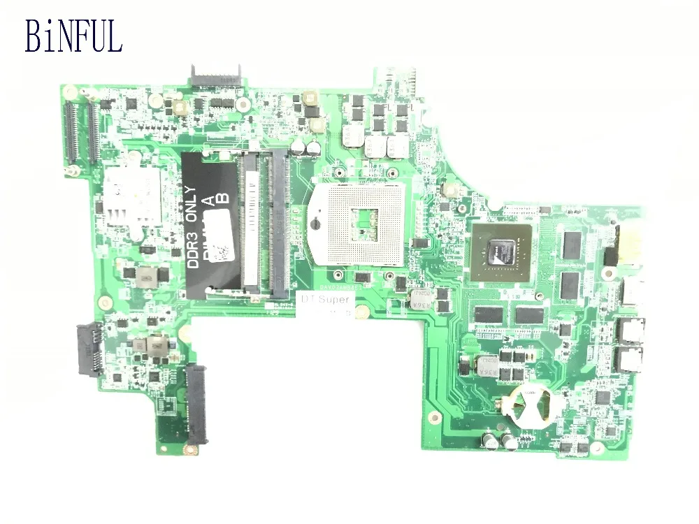 BiNFUL 100% обещанный WOKRING DAV03AMB8E1 бесплатная доставка MOTHEBOARD для ноутбука DELL INSPIRON N7110 |