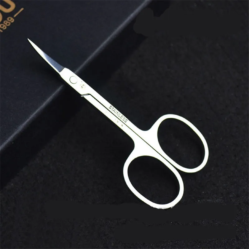 Stainless steel eyebrow trimmer, nose hair trimmer, double eyelid trimmer, false eyelash trimmer and cosmetic tool
Stainless steel eyebrow trimmer, nose hair trimmer, double eyelid trimmer, false eyelash trimmer and cosmetic tool