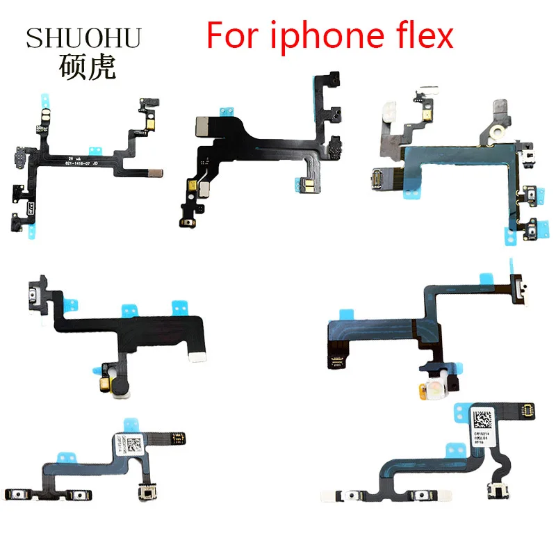 SHUOHU brand 1pcs New Power Button On Off Flex Cable For iPhone 5 5S 5C 6 6Plus Mute Volume Switch Connector Ribbon Parts
SHUOHU brand 1pcs New Power Button On Off Flex Cable For iPhone 5 5S 5C 6 6Plus Mute Volume Switch Connector Ribbon Parts