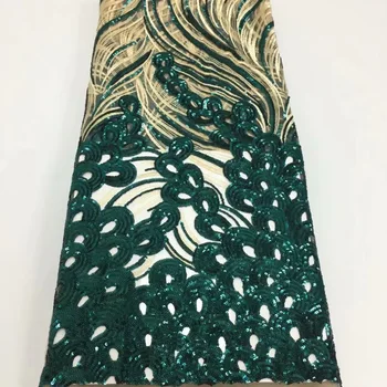 2019 Latest French Nigerian Laces Fabrics Green Gold Line Sequins Tulle African Lace Fabric Wedding African French Tulle Lace
2019 Latest French Nigerian Laces Fabrics Green Gold Line Sequins Tulle African Lace Fabric Wedding African French Tulle Lace