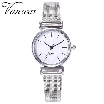Drop Shipping Fashion Women Silver Mini Design Quartz Wrist Watch Casual Women's Simple Watch Female Clock Relogio Feminino
Drop Shipping Fashion Women Silver Mini Design Quartz Wrist Watch Casual Women's Simple Watch Female Clock Relogio Feminino