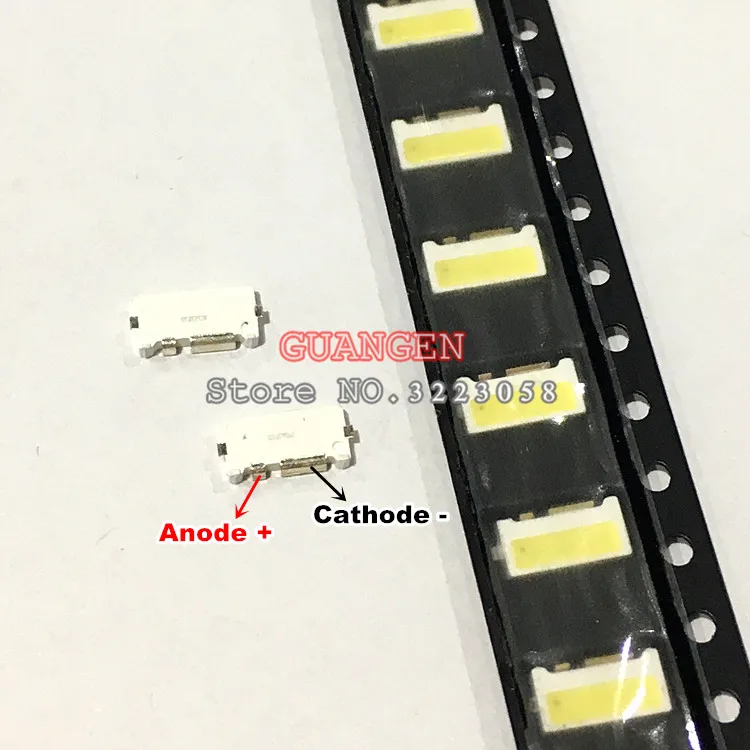 200PCS LED Backlight Edge LED Series TS732A 0.7W 3V 7032 SPBWH1732S2LVD1BIB Cool white TV Application free shipping WHITE SMD
200PCS LED Backlight Edge LED Series TS732A 0.7W 3V 7032 SPBWH1732S2LVD1BIB Cool white TV Application free shipping WHITE SMD