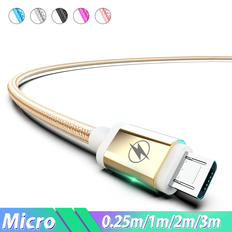 Micro USB Cable 3m 2m 1.5m 1m 0.25m Micro Usb Charging Data Cable Cord Microusb Cable 2.4a for Huawei Honor 10 Lite 9i 8X 8C
Micro USB Cable 3m 2m 1.5m 1m 0.25m Micro Usb Charging Data Cable Cord Microusb Cable 2.4a for Huawei Honor 10 Lite 9i 8X 8C