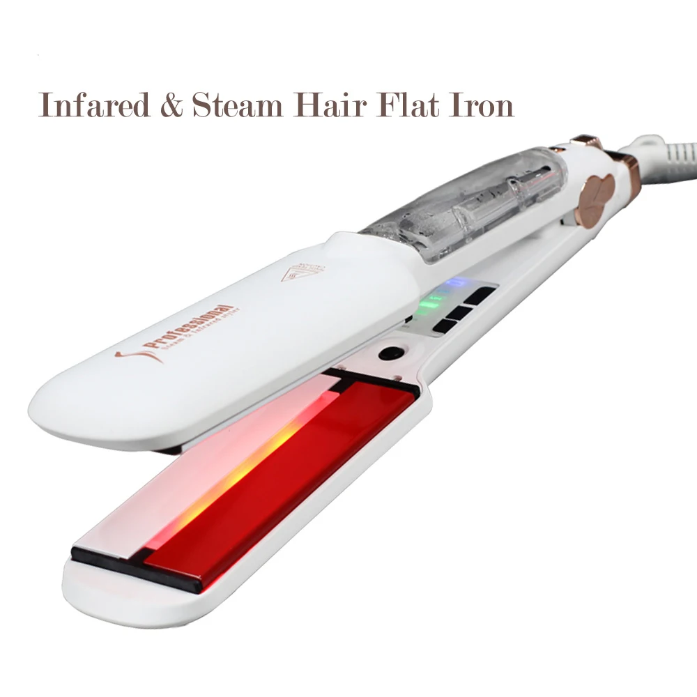 Infrared Heating Straightener Professional Ceramic Steam Hair Straightener 2 in 1 Electric Hair Curler Straightener Flat Irons
Infrared Heating Straightener Professional Ceramic Steam Hair Straightener 2 in 1 Electric Hair Curler Straightener Flat Irons