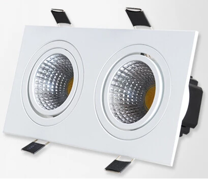 Free Shipping 20W square Double cob Dimmable led down lamps Warm white/White/cold white led ceiling light lamp With Led Driver
Free Shipping 20W square Double cob Dimmable led down lamps Warm white/White/cold white led ceiling light lamp With Led Driver