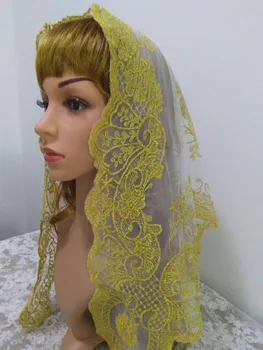 Gold Metallic Embroidery Lace Veil ,Noble Spanish Lace Chapel Mantilla Veil,Authentic Spanish Lace Veil
Gold Metallic Embroidery Lace Veil ,Noble Spanish Lace Chapel Mantilla Veil,Authentic Spanish Lace Veil