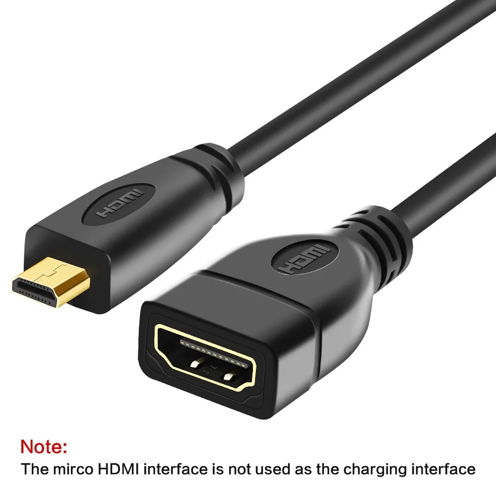 3D 1080P Micro HDMI Male to HDMI D type Female Adapter Cable Convertor For HDTV Projector TV Flat Camera Moblie phone
3D 1080P Micro HDMI Male to HDMI D type Female Adapter Cable Convertor For HDTV Projector TV Flat Camera Moblie phone