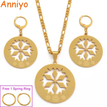 Anniyo Flower sets Pendant Necklaces and Earrings Jewellery se for Women Gold Color Hawaii Marshall Pohnpei Guam Kundu #078621P
Anniyo Flower sets Pendant Necklaces and Earrings Jewellery se for Women Gold Color Hawaii Marshall Pohnpei Guam Kundu #078621P