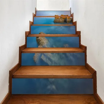 Seascape 18*100cm DIY creative sunshine waterfall wall decal for stairs 3D vinyl waterproof stair sticker home decor poster MA2
Seascape 18*100cm DIY creative sunshine waterfall wall decal for stairs 3D vinyl waterproof stair sticker home decor poster MA2