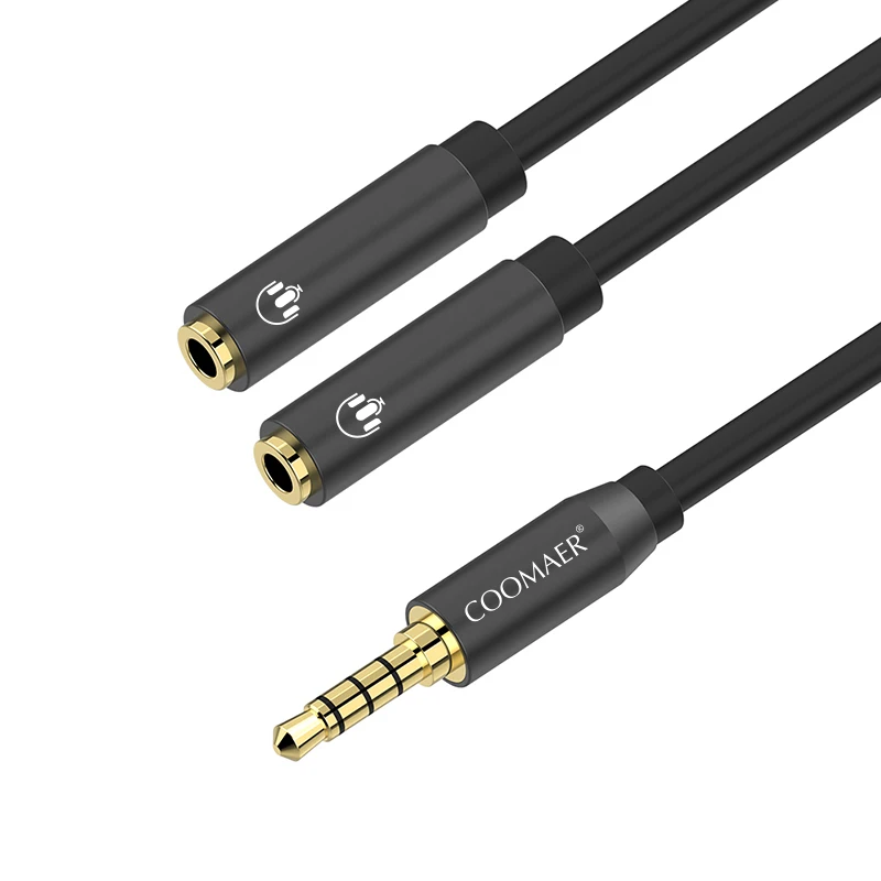 3.5mm Jack Headphones Splitter AUX Cable Lossless Audio Gold-Plated Male to 2 Female HiFi 3.5mm Splitter Adapter Cable For Phone
3.5mm Jack Headphones Splitter AUX Cable Lossless Audio Gold-Plated Male to 2 Female HiFi 3.5mm Splitter Adapter Cable For Phone