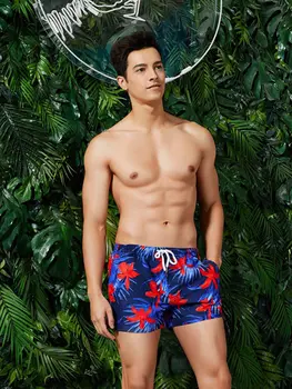 Fashion Drawstring Sports Board Shorts with Pockets for Men Stylish Floral Print Summer Beach Shorts High Quality Men's Shorts
Fashion Drawstring Sports Board Shorts with Pockets for Men Stylish Floral Print Summer Beach Shorts High Quality Men's Shorts