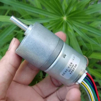 Brand DC motor Ball bearing double output shaft high Adjustable speed 12V for robots Geared motor
Brand DC motor Ball bearing double output shaft high Adjustable speed 12V for robots Geared motor