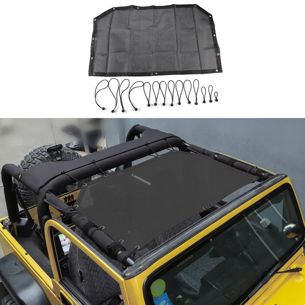 Front Passengers Mesh Shade Top Cover Blocking UV 1997-2006 For Jeep Wrangler TJ
Front Passengers Mesh Shade Top Cover Blocking UV 1997-2006 For Jeep Wrangler TJ
