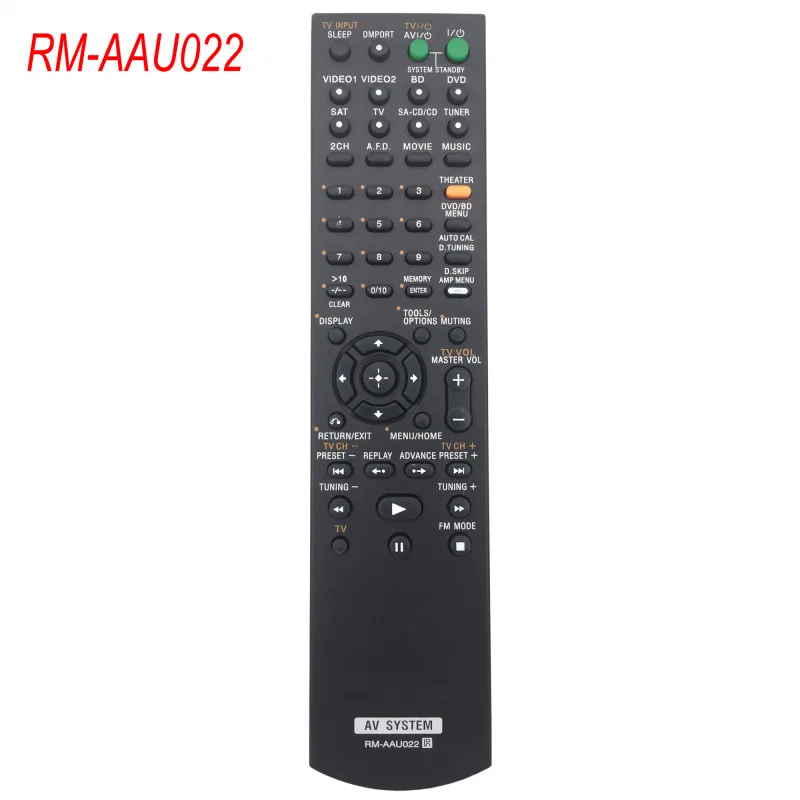New Remote Control RM-AAU022 For SONY STR-KS2300 STR-DG520 STR-DG520B RM-AAU023 HT-DDW7500 STR-KM750 Audio Player Receiver
New Remote Control RM-AAU022 For SONY STR-KS2300 STR-DG520 STR-DG520B RM-AAU023 HT-DDW7500 STR-KM750 Audio Player Receiver