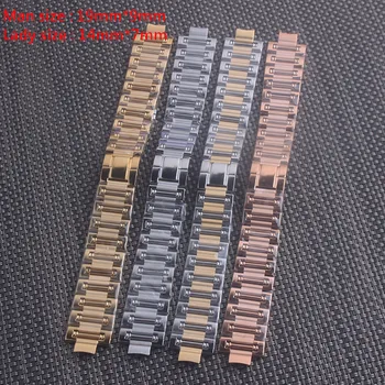 14mm 19mm Watch Band Strap Stainless Stell Deployment Clasp Speed Master Wrist Women Band for Piaget
14mm 19mm Watch Band Strap Stainless Stell Deployment Clasp Speed Master Wrist Women Band for Piaget