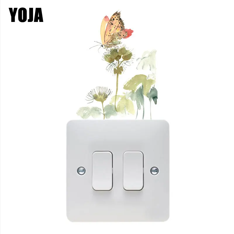 YOJA Watercolor Butterflies On Plants Switch Sticker Personalized Decor Kids Bedroom Wall Sticker High Quality Decal 8SS0420
YOJA Watercolor Butterflies On Plants Switch Sticker Personalized Decor Kids Bedroom Wall Sticker High Quality Decal 8SS0420