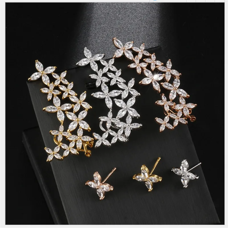 2018 Fashion Snowflake Leaf A B Style AAA Cubic Zirconia Stone Stud Earrings For Women Party Accessories
2018 Fashion Snowflake Leaf A B Style AAA Cubic Zirconia Stone Stud Earrings For Women Party Accessories