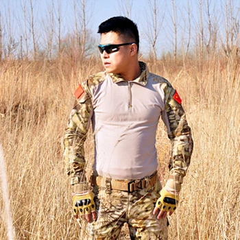 Tactical Combat Uniform Man Military Outdoor Army BDU Camouflage Shirt Pants With Knee Pads Sets Camo Multicam Hunting Clothes
Tactical Combat Uniform Man Military Outdoor Army BDU Camouflage Shirt Pants With Knee Pads Sets Camo Multicam Hunting Clothes