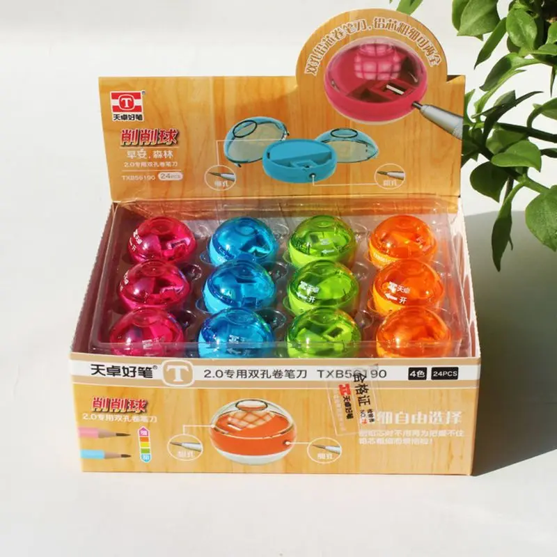 Cute Mini 2.0mm Pencil Lead Sharpener Double Hole School Office Supply Stationery Kids Gift
Cute Mini 2.0mm Pencil Lead Sharpener Double Hole School Office Supply Stationery Kids Gift