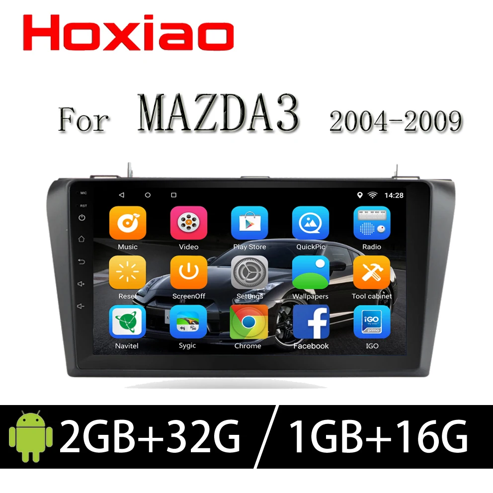Hoxiao Android 6.0 for Mazda3 2004-2009 GPS HD multimedia player map navigation WIFI RDS USB BT NO DVD 9 inch 2DIN car radio
Hoxiao Android 6.0 for Mazda3 2004-2009 GPS HD multimedia player map navigation WIFI RDS USB BT NO DVD 9 inch 2DIN car radio