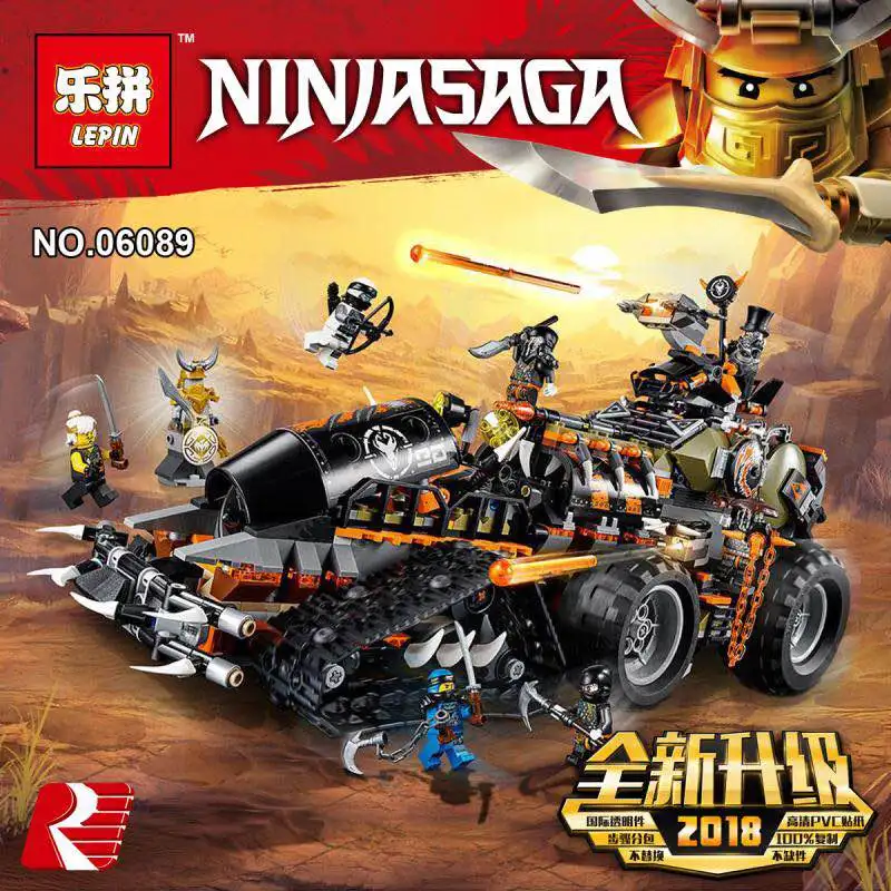 Lepin 06089 New Toys 1320PCS Ninjagoings Series The Legoing 70654 Dieselnaut Set Building Blocks Bricks Kids Toys Christmas Gift
Lepin 06089 New Toys 1320PCS Ninjagoings Series The Legoing 70654 Dieselnaut Set Building Blocks Bricks Kids Toys Christmas Gift