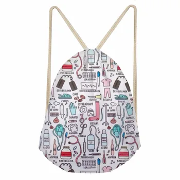ThiKin Fashion Cartoon Nurse 3D Printing Drawstring Bags for Teen Girls Softback Large Students backpack Storage Beach Bags
ThiKin Fashion Cartoon Nurse 3D Printing Drawstring Bags for Teen Girls Softback Large Students backpack Storage Beach Bags