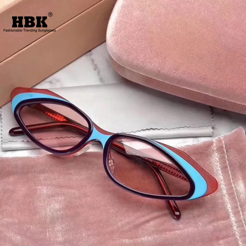 HBK Small Oval Sunglasses for Ladies Sweet Shades Three Colors Frame Brand Designer Round Cat Eye Sun Glasses for Women 2019
HBK Small Oval Sunglasses for Ladies Sweet Shades Three Colors Frame Brand Designer Round Cat Eye Sun Glasses for Women 2019