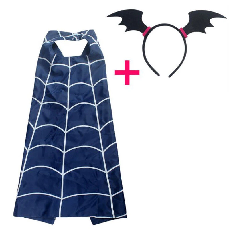 The Vampirina Cosplay Props Kids Cartoon Cloak Cape and Mask Headband Woman Girl Cosplay Action Figure Halloween gift
The Vampirina Cosplay Props Kids Cartoon Cloak Cape and Mask Headband Woman Girl Cosplay Action Figure Halloween gift