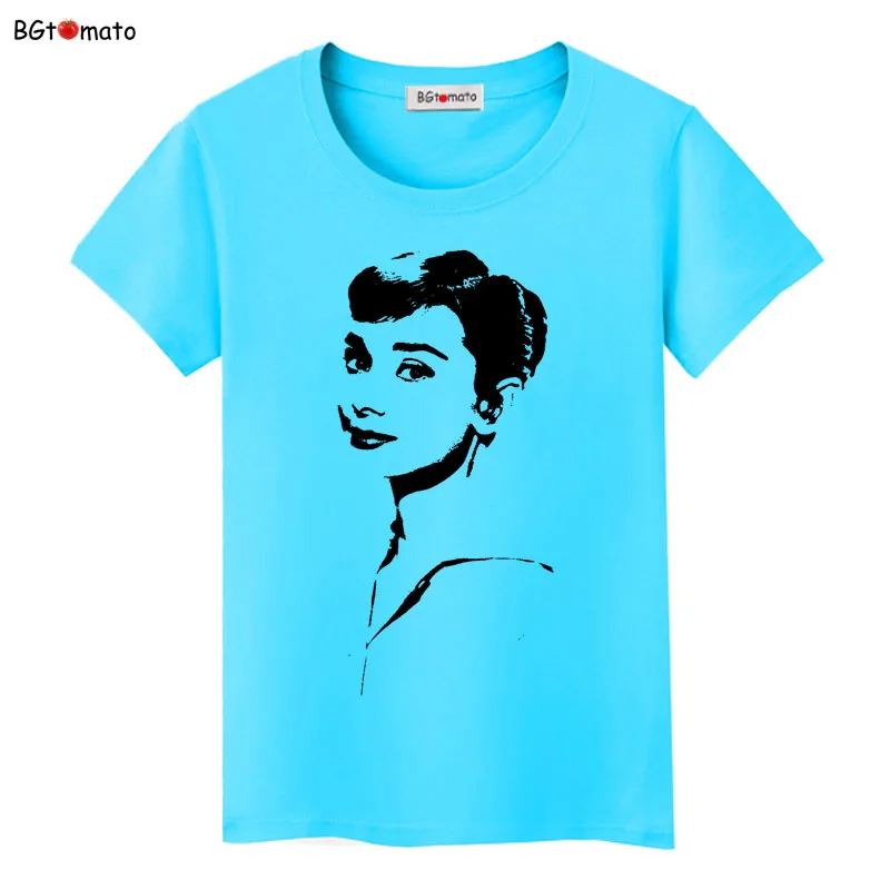 BGtomato Audrey Hepburn beautiful women fashion shirts summer short sleeve fashion design tops Brand comfortable casual shirts
BGtomato Audrey Hepburn beautiful women fashion shirts summer short sleeve fashion design tops Brand comfortable casual shirts