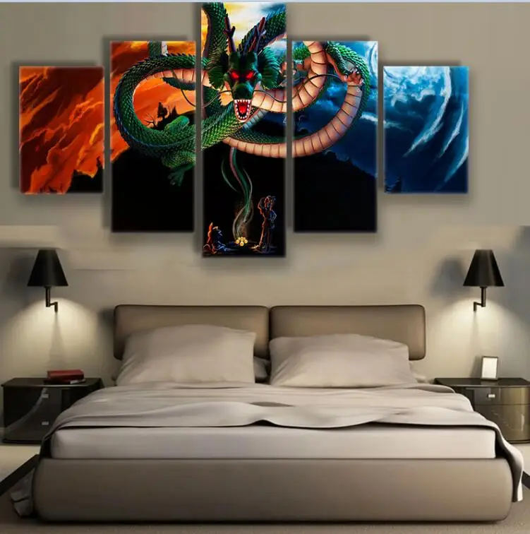 5 Pieces Cartoon Shenlong Dragon Ball Painting Canvas Wall Art Picture Home Decoration Living Room Canvas Print Modern Painting
5 Pieces Cartoon Shenlong Dragon Ball Painting Canvas Wall Art Picture Home Decoration Living Room Canvas Print Modern Painting