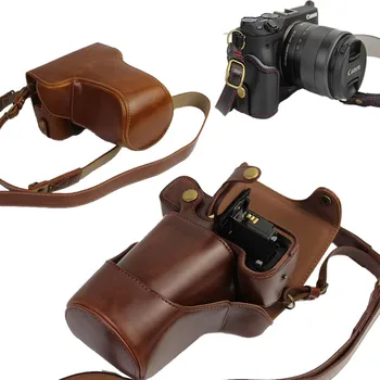 New Luxury Camera Case Bag For Canon EOS M3 EOSM3 PU Leather Camera Bag With Strap Open battery design
New Luxury Camera Case Bag For Canon EOS M3 EOSM3 PU Leather Camera Bag With Strap Open battery design