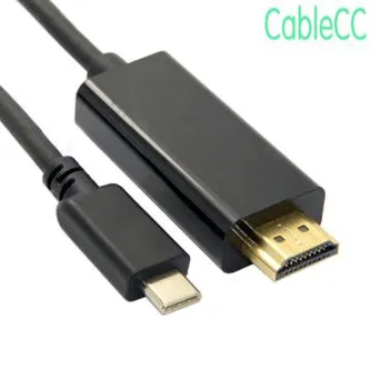 USB-C Type C USB 3.1 to HDMI 4k 2k HDTV Cable for Macbook & Chrombook & XPS13 Laptop &Samsung Galaxy S8 S8+ Plus Phone
USB-C Type C USB 3.1 to HDMI 4k 2k HDTV Cable for Macbook & Chrombook & XPS13 Laptop &Samsung Galaxy S8 S8+ Plus Phone
