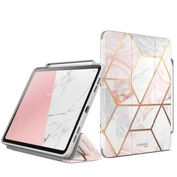 For iPad Pro 12.9 Case (2018) i-Blason Cosmo Full-Body Trifold Stand Marble Case Flip Cover with Auto Sleep/Wake & Pencil Holder
For iPad Pro 12.9 Case (2018) i-Blason Cosmo Full-Body Trifold Stand Marble Case Flip Cover with Auto Sleep/Wake & Pencil Holder