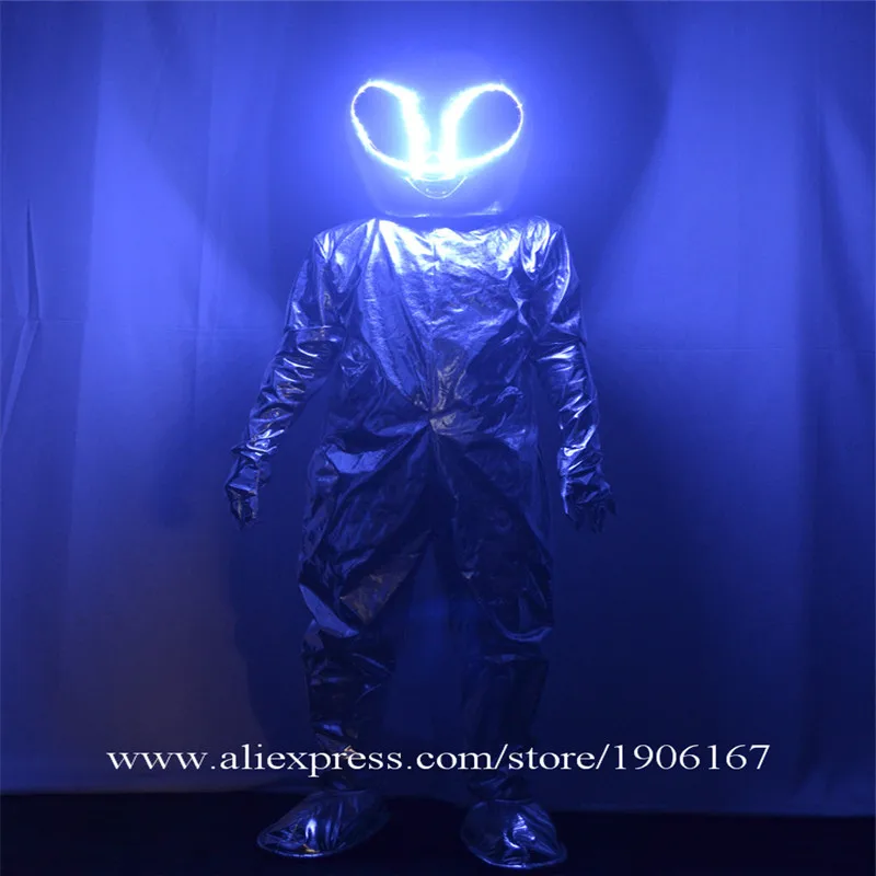 LED Luminous Alien Space Clothes Illuminated Flashing Robot Dance Suit Light Costumes Men Led Lighting Up Halloween Clothing
LED Luminous Alien Space Clothes Illuminated Flashing Robot Dance Suit Light Costumes Men Led Lighting Up Halloween Clothing