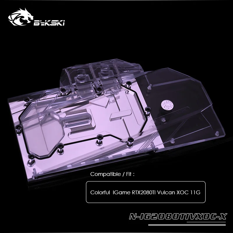 Bykski water Cooling block fit Colorful iGame RTX2080TI Vulcan XOC 11G GPU Block,support mainboard control ,N-IG2080TIVXOC-X
Bykski water Cooling block fit Colorful iGame RTX2080TI Vulcan XOC 11G GPU Block,support mainboard control ,N-IG2080TIVXOC-X