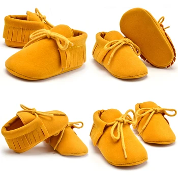 Newborn Baby Moccasin Shoes For Girl Boy First Walkers Lace Up Soft Sole Shoes Tassels Anti Slip Boots Prewalker Shoes
Newborn Baby Moccasin Shoes For Girl Boy First Walkers Lace Up Soft Sole Shoes Tassels Anti Slip Boots Prewalker Shoes